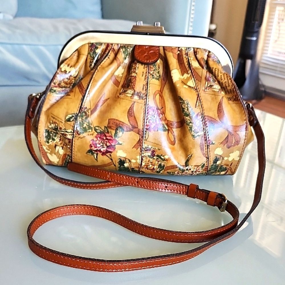 Patricia Nash Verbania Boho Hippie Leather Bag